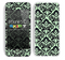 Mirrored V2 Mint and Black Skin For The iPhone 5c