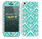 Mirrored V2 Mint and White Skin For The iPhone 5c