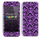 Mirrored V2 Pattern Pink and Black Skin For The iPhone 5c