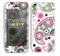 Subtle Pink and White Colored Paisley Pattern V1 Skin For The iPhone 5c