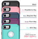 Vibrant Purple Deep Space - iPhone 7 or 7 Plus Commuter Case Skin Kit