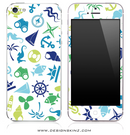 Colorful Anchor n' Such iPhone Skin