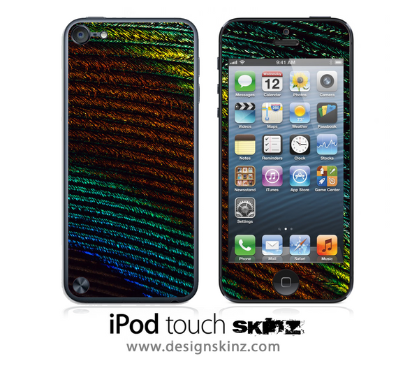 Peacock Closeup iPod Touch 4th or 5th Generation Skin