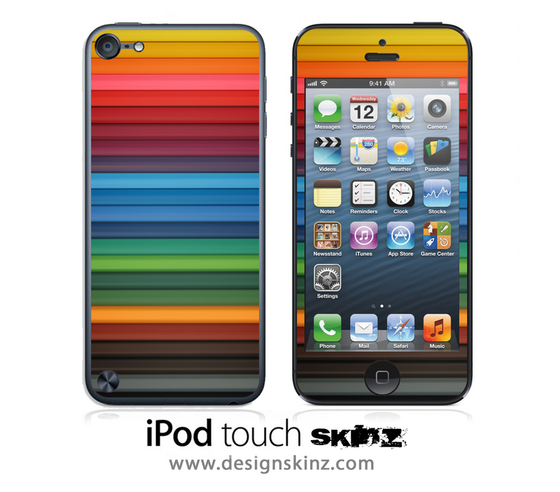 More Bright Stripes iPod Touch 4th or 5th Generation Skin
