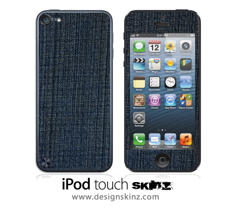 Denim iPod Touch 4th or 5th Generation Skin