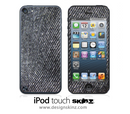 Grey Denim iPod Touch 4th or 5th Generation Skin