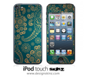 Green Lace Pattern iPod Touch 4th or 5th Generation Skin