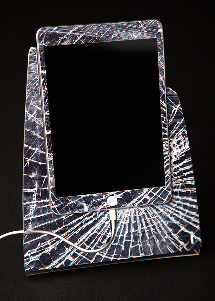 Shattered Glass iStand for the iPad Mini