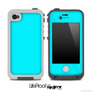 Solid Blue Turquoise Skin for the iPhone 5 or 4/4s LifeProof Case