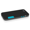 The Incipio Black / Cyan Phenom™ Lightweight Case with Phenomenal Drop Protection for iPhone 5-5s