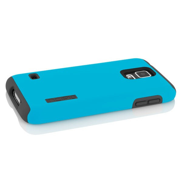 The Cyan/Gray DualPro® Hard-Shell Case with Impact Absorbing Core for Samsung Galaxy S5
