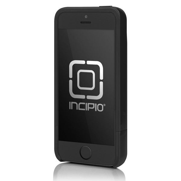 The Obsidian Black Incipio STASHBACK™ Dockable Credit Card Case for iPhone 5-5s
