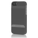 The Graphite Gray / Haze Gray Incipio STASHBACK™ Dockable Credit Card Case for iPhone 5-5s