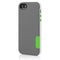 The Incipio Gray / White / Green Phenom™ Lightweight Case with Phenomenal Drop Protection for iPhone 5-5s