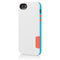 The Incipio White / Blue / Red Phenom™ Lightweight Case with Phenomenal Drop Protection for iPhone 5-5s