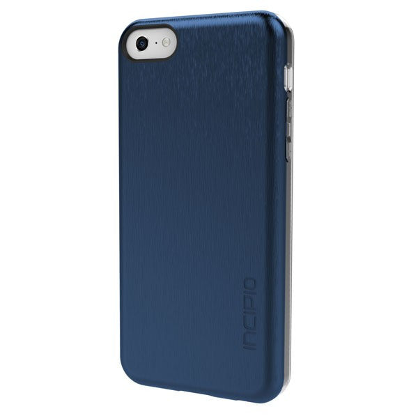 The Navy feather SHINE Case for the iPhone 5c