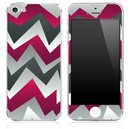 Purple Abstract Chevron Pattern Skin for the iPhone 3, 4/4s or 5