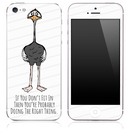 Ostrich - Don't Fit In - Skin by Lauren Pyles for the iPhone 3gs, 4/4s, 5, 5s or 5c