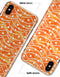 the Fire Watercolored Polka Dots on a String - iPhone X Clipit Case