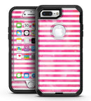 the Grungy Pink Watercolor with Horizontal Lines - iPhone 7 Plus/8 Plus OtterBox Case & Skin Kits