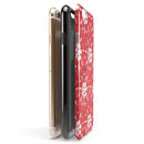 the Red WAtercolor Floral Pedals iPhone 6/6s or 6/6s Plus 2-Piece Hybrid INK-Fuzed Case