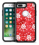 the Red WAtercolor Floral Pedals - iPhone 7 Plus/8 Plus OtterBox Case & Skin Kits