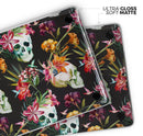 tropical Skull Floral - Skin Decal Wrap Kit Compatible with the Apple MacBook Pro, Pro with Touch Bar or Air (11", 12", 13", 15" & 16" - All Versions Available)