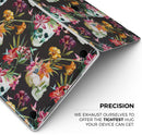tropical Skull Floral - Skin Decal Wrap Kit Compatible with the Apple MacBook Pro, Pro with Touch Bar or Air (11", 12", 13", 15" & 16" - All Versions Available)