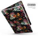 tropical Skull Floral - Skin Decal Wrap Kit Compatible with the Apple MacBook Pro, Pro with Touch Bar or Air (11", 12", 13", 15" & 16" - All Versions Available)