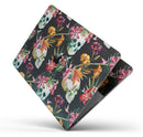 tropical Skull Floral - Skin Decal Wrap Kit Compatible with the Apple MacBook Pro, Pro with Touch Bar or Air (11", 12", 13", 15" & 16" - All Versions Available)