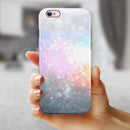 unfocused Multicolor Glowing Orbs of Light iPhone 6/6s or 6/6s Plus 2-Piece Hybrid INK-Fuzed Case