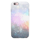 unfocused Multicolor Glowing Orbs of Light iPhone 6/6s or 6/6s Plus 2-Piece Hybrid INK-Fuzed Case