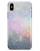 unfocused Multicolor Glowing Orbs of Light - iPhone X Clipit Case