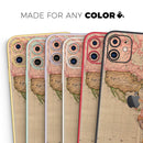 western world over - Protective Skin Wrap & Decal – Compatible with iPhone SE to iPhone 17 Pro Max (All Models)