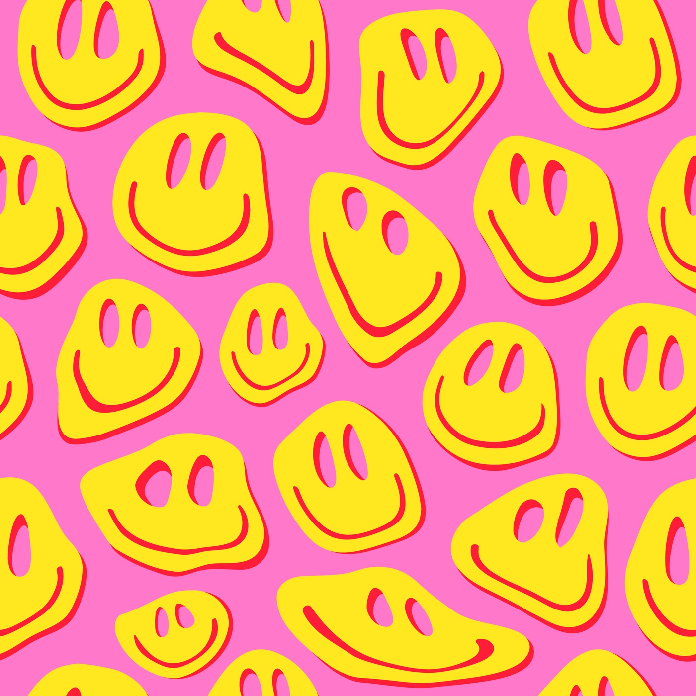 Melting Smiley Faces — y2k Samsung Galaxy skin