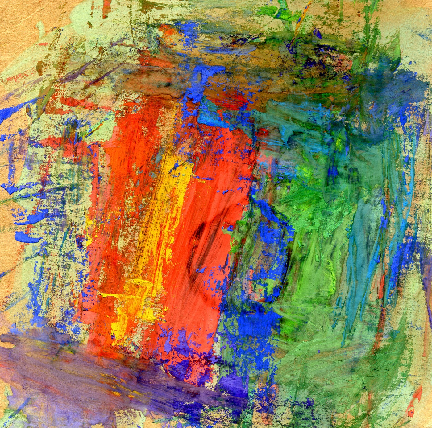 Abstract Oil Painting — maximalist Nintendo Switch skin