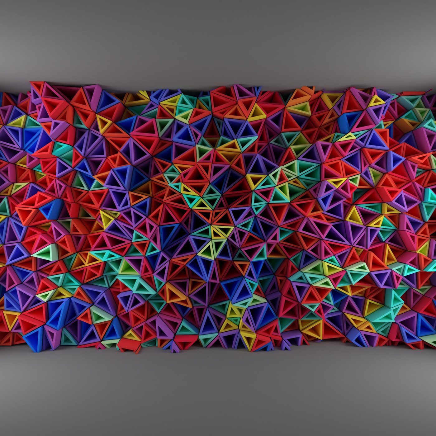 Colorful Geometric Polygons — geometric Kindle skin