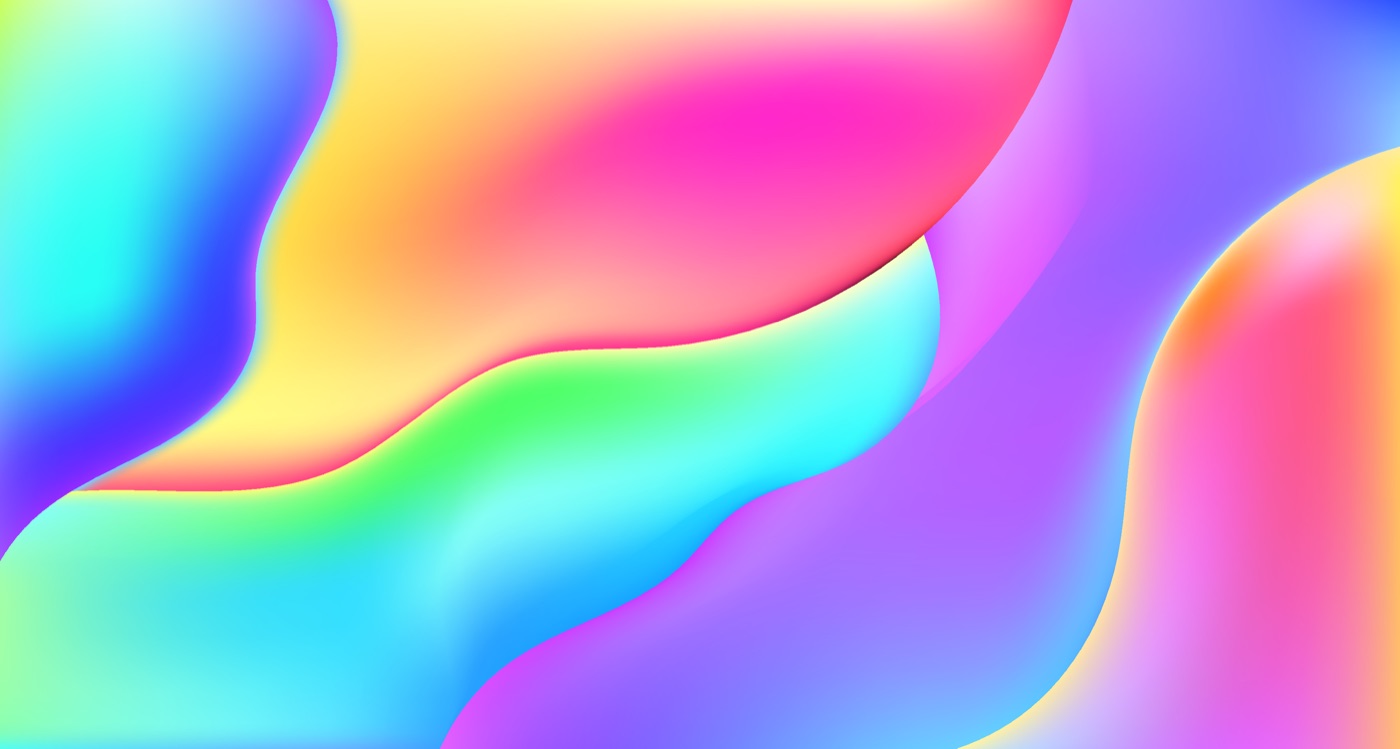 Neon Wave Abstract — gradient Samsung Galaxy skin