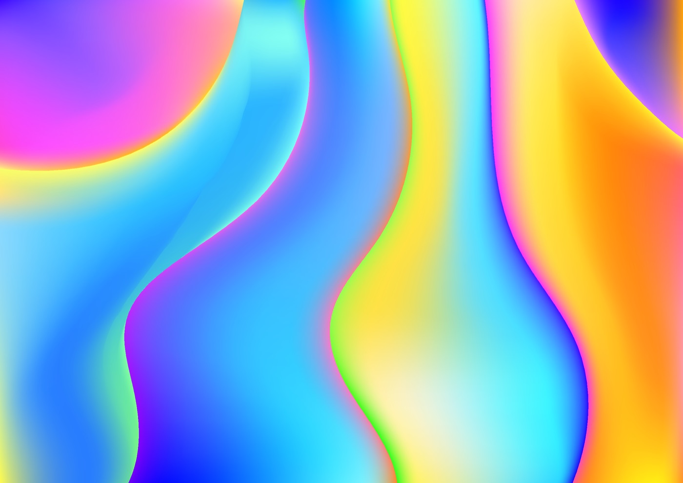 Neon Wave Abstract — abstract paint Xbox skin