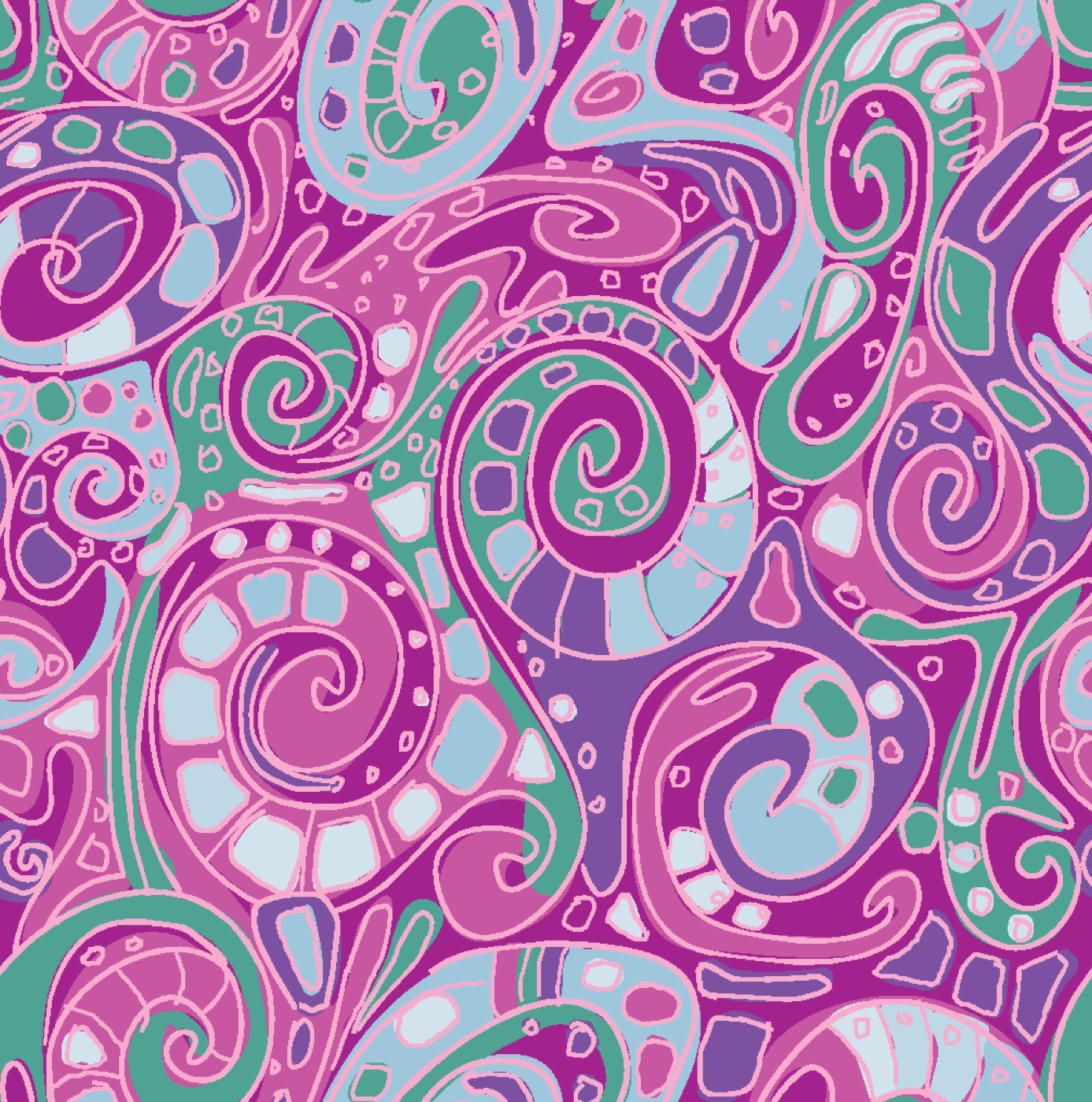 Swirled Abstract Dream — psychedelic Laptop skin