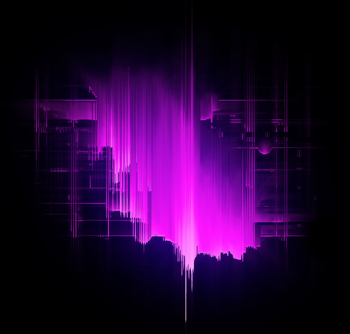 Vivid Glitch Abstract — cyberpunk Steam Deck skin