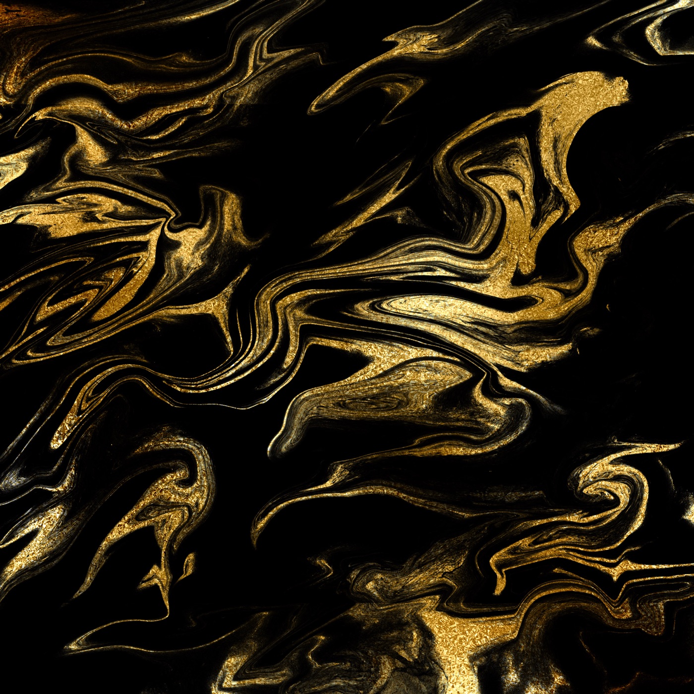 Black Gold Marble — gold Kindle skin