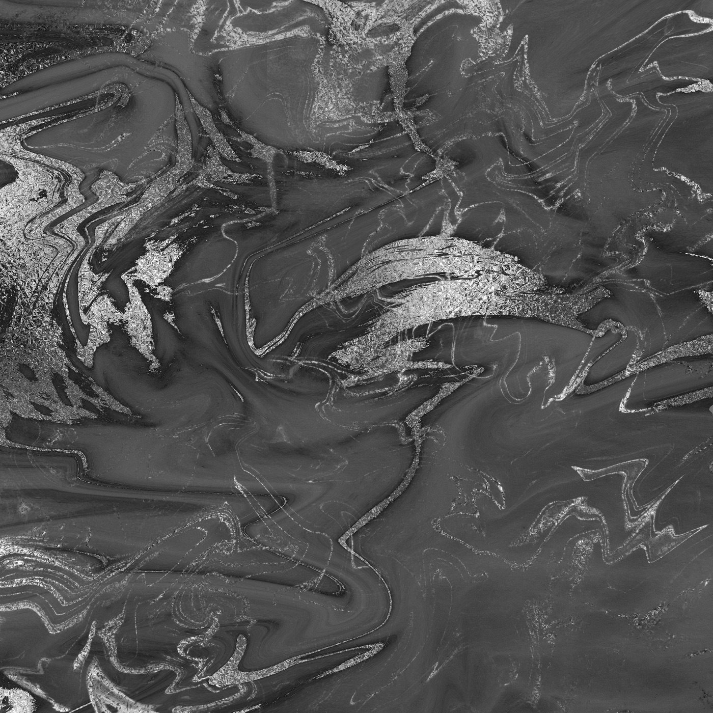 Silver Marble Swirl — abstract paint Xbox skin