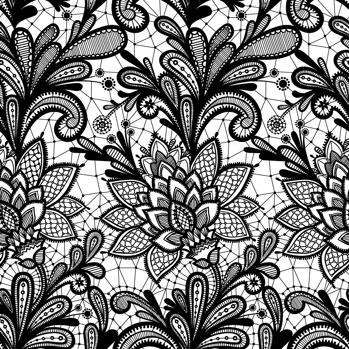 Lace Floral Elegance — gothic Kindle skin