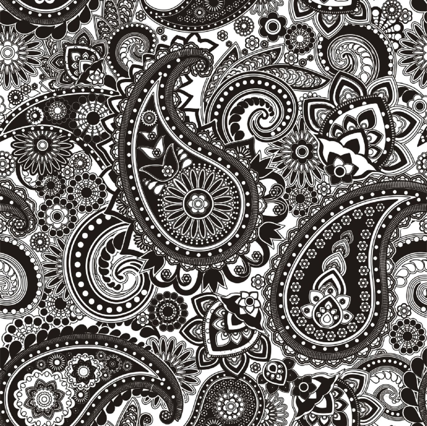 Paisley Dreamscape — monochrome Steam Deck skin