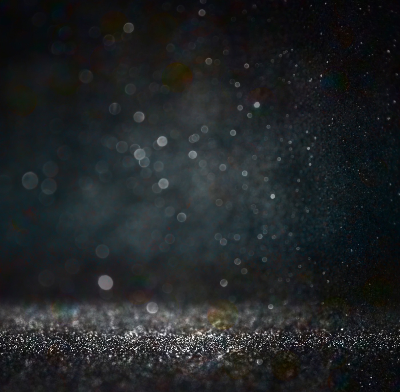 Midnight Shimmer — silver AirPods skin