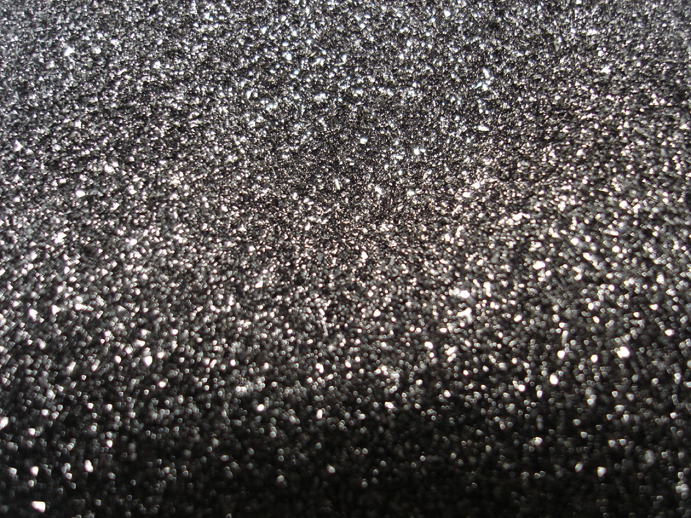 Black Sparkle Dust — glitter Laptop skin
