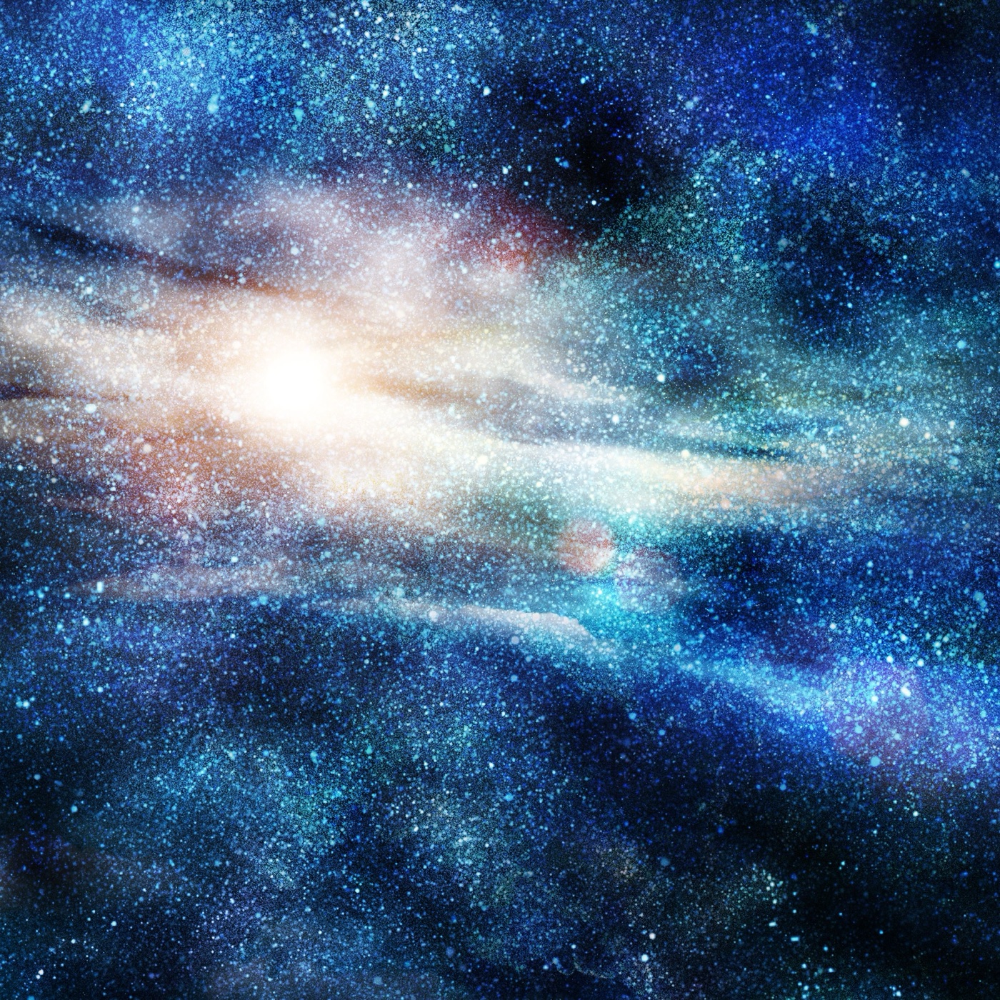 Glowing Star Wave — galaxy Laptop skin