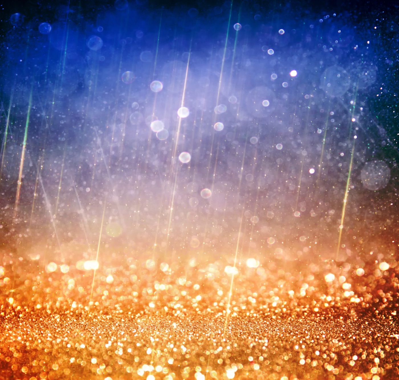 Golden Orange Glow — glitter Kindle skin