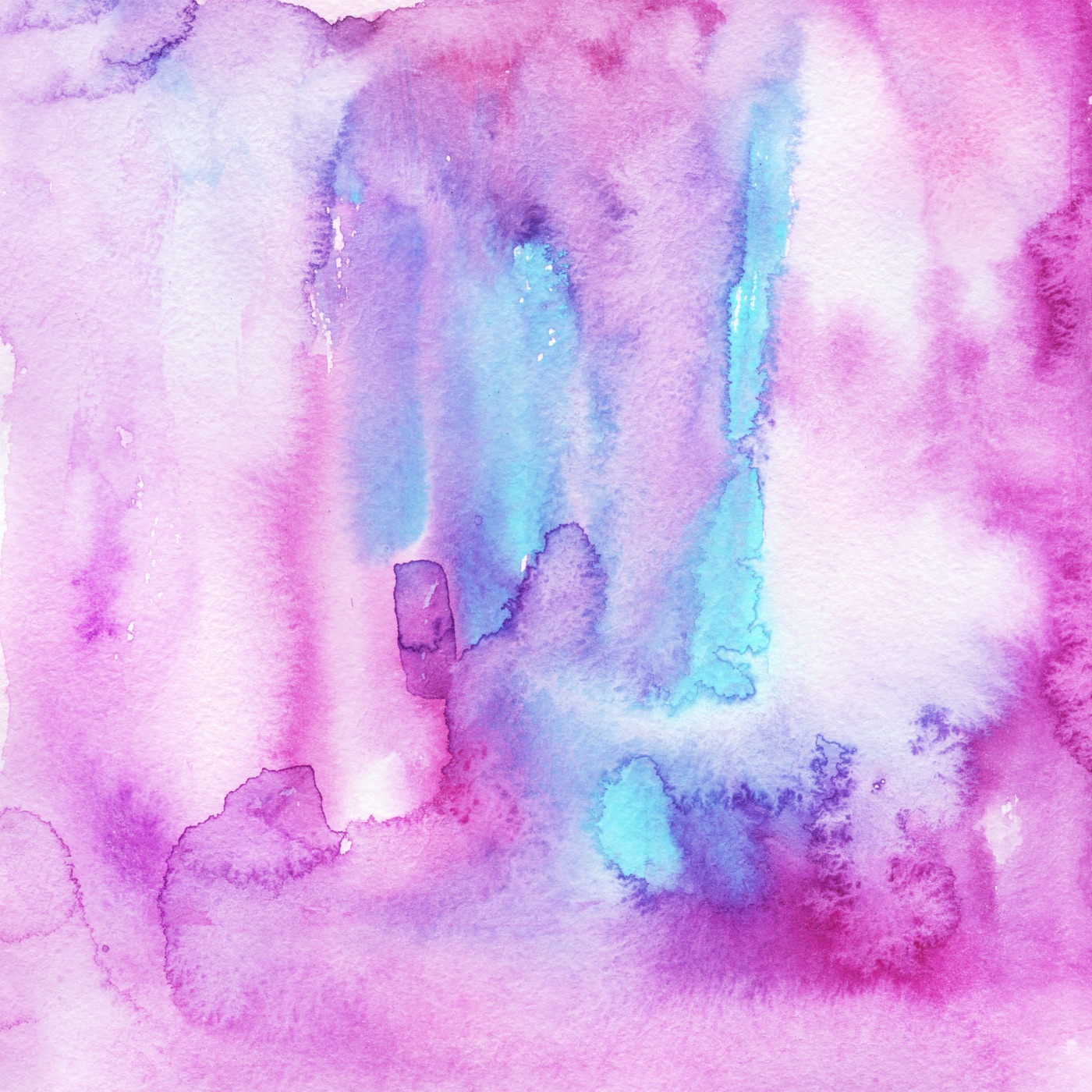 Watercolor Absorption — turquoise Kindle skin